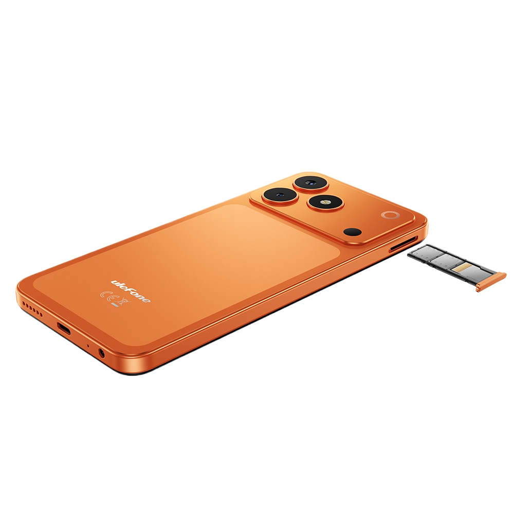 Telefon mobil Ulefone Note 23, 4G, 6.56-inch, 3GB RAM, 32GB, Orange