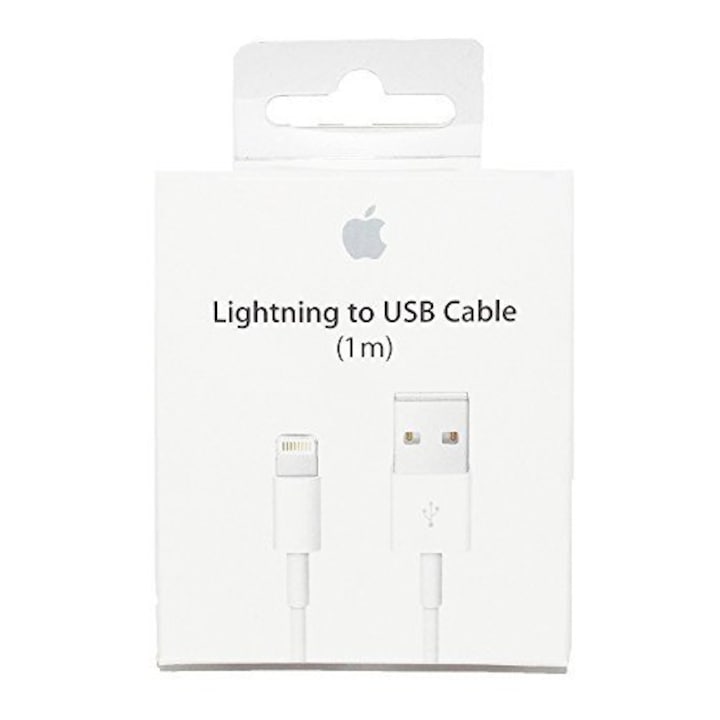 Apple kábel iPhone, iPad és iPod készülékekhez, Lightning-USB kábel, 1 méter