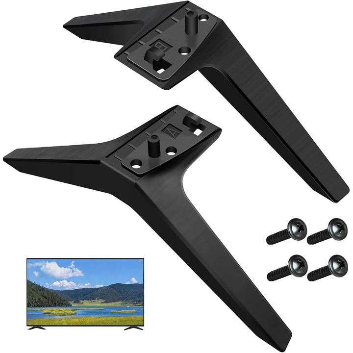 Picior TV LG 49-55 Inch, Suport Negru ABS, Picioare Inlocuire