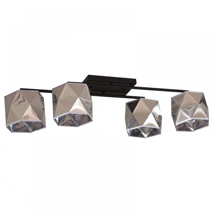 Candelabru, LIGHTEX, RAFAEL, 4xE14, 870x200x240mm, Argintiu