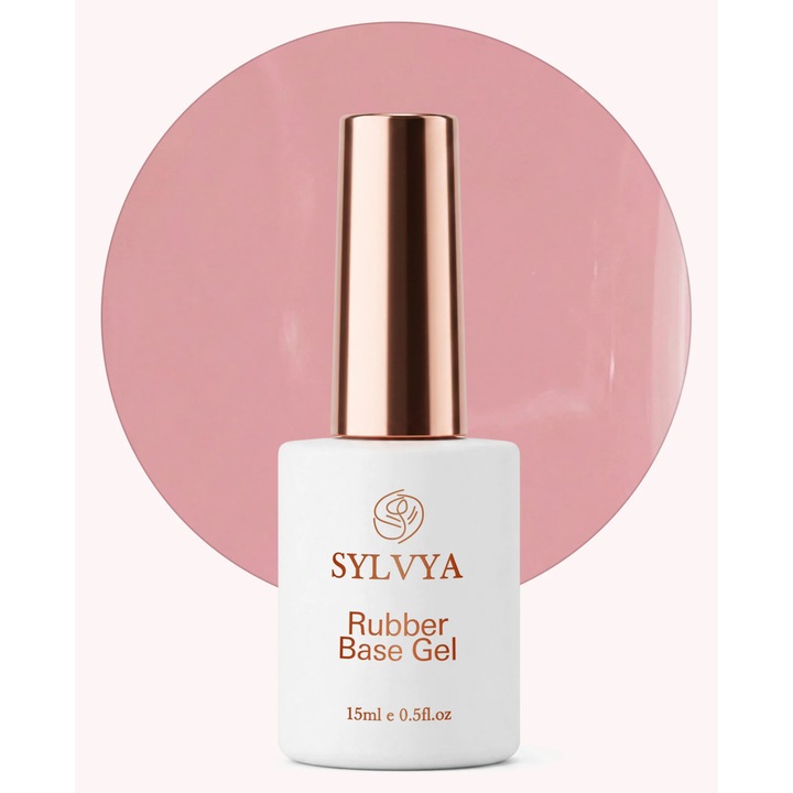 SYLVYA Rubber Base Gel - 15 ml Rubber 60