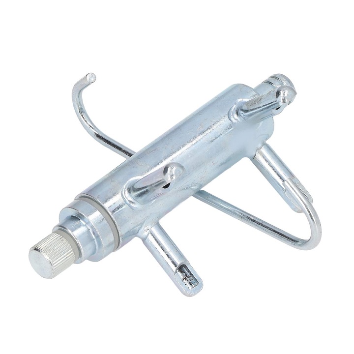 Tejgyűjtő emag-FU-K0548-26810-06643, horganyzott, 4 furat O16 mm, ezüst, 512 g