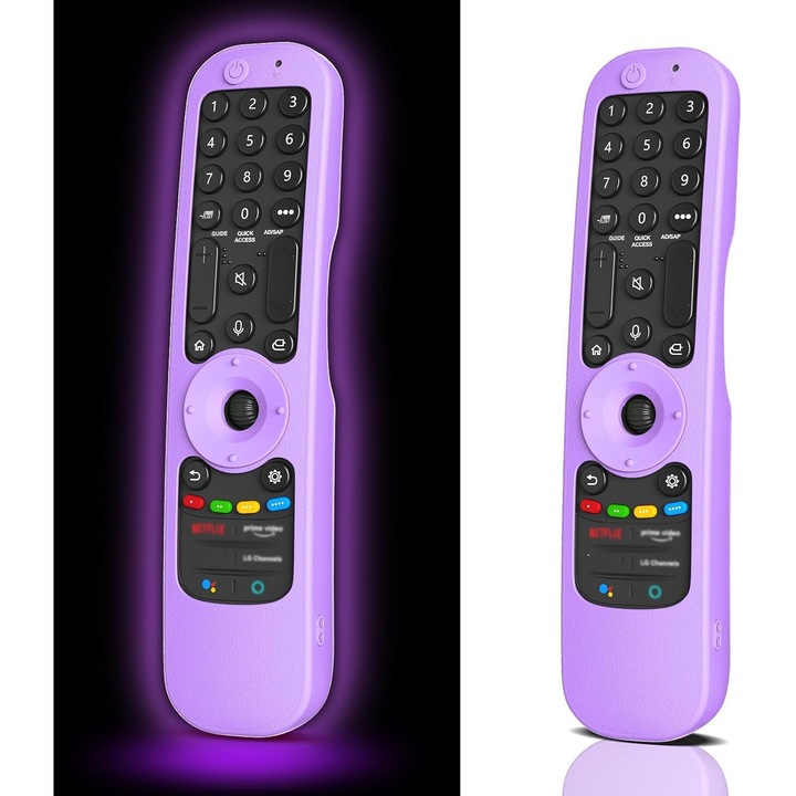 Carcasa Silicon Luminiscenta pentru Telecomanda LG TV (2 buc)