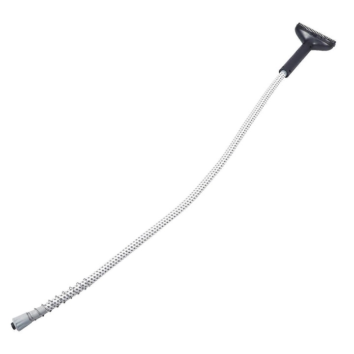 Furtun pentru fier de calcat cu abur emag-FU-K0548-26810-12876, din plastic si metal, rezistent la temperaturi, flexibil, alb/negru, 140 x 15.5 x 6 cm