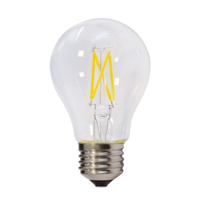 LED крушка с нажежаема жичка A60, 4W, 2700K, топла светлина
