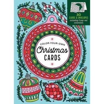 Color-Your-Own Christmas Cards: 30 Cards & Envelopes, Including 5 Pop-Out Ornaments, Caitlin Keegan (Author) Color-Your-Own Christmas Cards: 30 Cards & Envelopes, Including 5 Pop-Out Ornaments, Caitlin Keegan (Author)