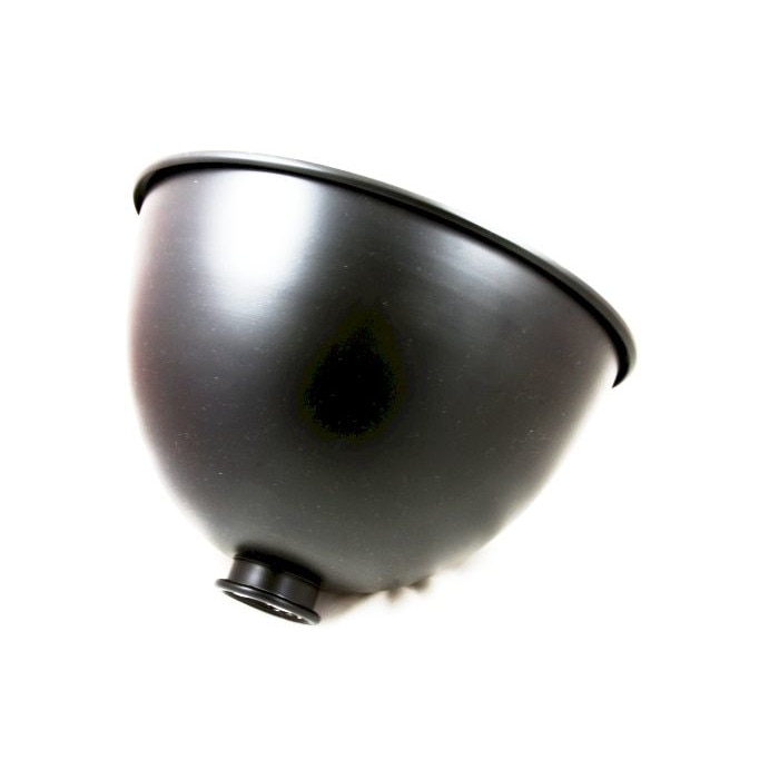 Abajur E27 Massa, Aluminiu, 27 cm, Negru