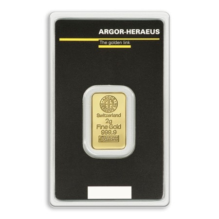 Lingou Aur Argor Heraeus 24 K 2 Grame Emag Ro