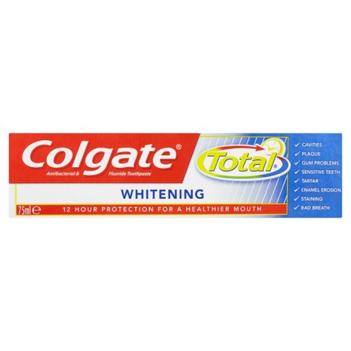 Colgate Total Whitening паста за зъби, 75 мл