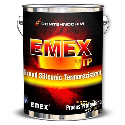 Grund Anticoroziv Termorezistent EMEX HTP, Negru, Bidon 5 Kg