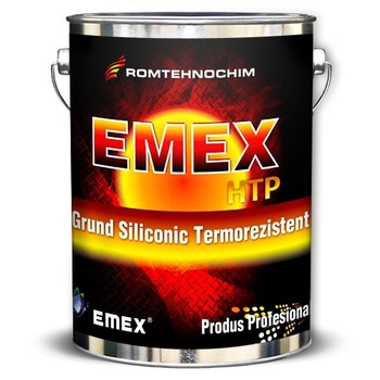 Grund Anticoroziv Termorezistent EMEX HTP, Negru, Bidon 5 Kg Grund Anticoroziv Termorezistent EMEX HTP, Negru, Bidon 5 Kg