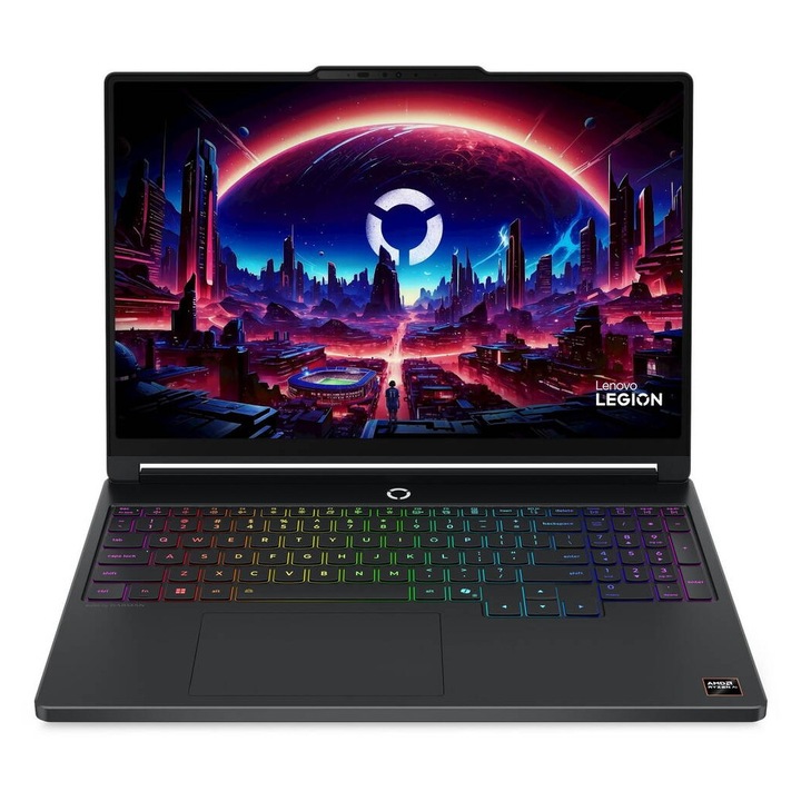 Laptop Lenovo Legion 5 WQXGA 15.3 inch AMD Ryzen AI 9 465 32GB 1TB SSD GeForce RTX 5070 Windows 11 Home Eclipse Black