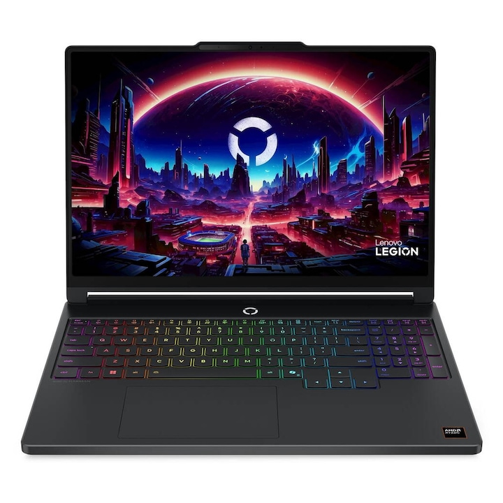 Laptop Lenovo Legion 5 WQXGA 15.3 inch AMD Ryzen 7 250 16GB 512GB SSD GeForce RTX 5070 Windows 11 Home Eclipse Black