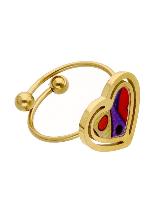 Női gyűrű GRASSLAND – arany, egy méret
