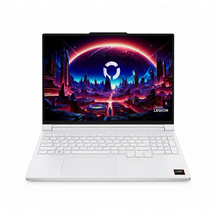 Laptop Lenovo Legion 7 WQXGA 16 inch AMD Ryzen AI 7 450 32GB 1TB SSD GeForce RTX 5060 Windows 11 Home Glacier White