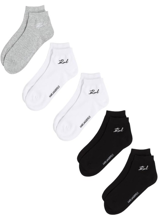 Karl Lagerfeld Női Zokni - 5 Pár Szett, Pamut, Magas Talp
