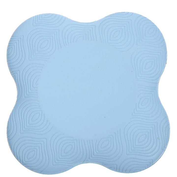 Perna pentru genunchi yoga ZYBLSSBB LSM2xh4627-BCS0140610, din PU antiderapant, albastru deschis