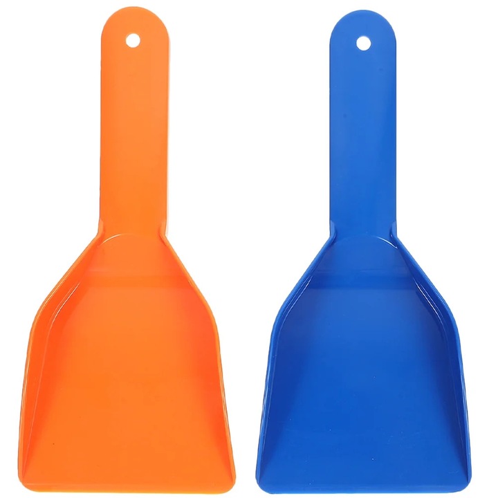 Paleta pentru gheata ZYBLSSBB LSM2xh5216-BCS0149992, din PP, portocaliu/albastru, set 2 buc, 27,5 x 12,2 x 2,8 cm