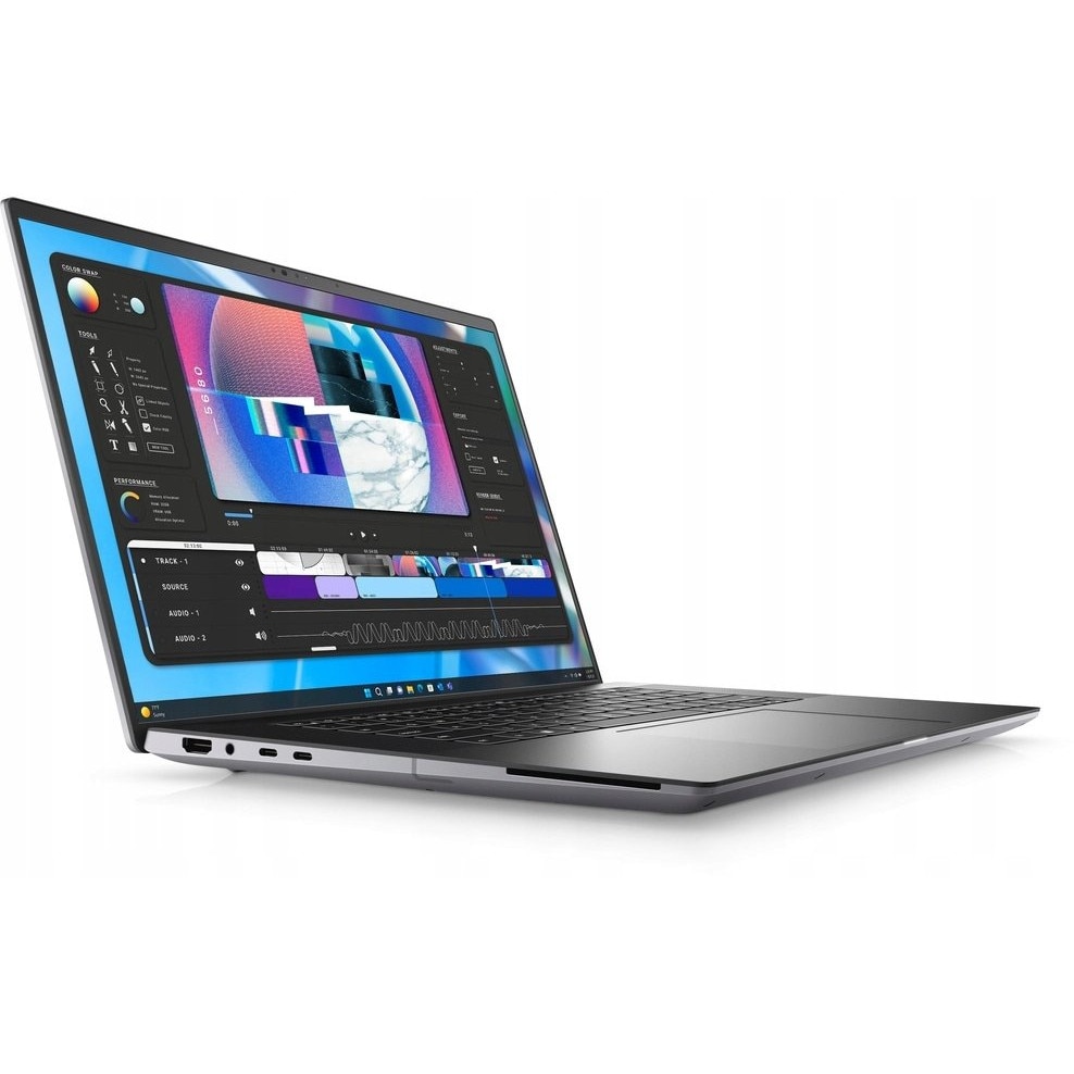 Laptop DELL Precision P16, 16" WUXGA, Intel® Core™ i5 13600H pana la 4.8 GHz, 16 GB RAM DDR5, 256 GB SSD, Intel Iris Xᵉ Graphics, Windows 11 Pro, Titan Gray 256 GB