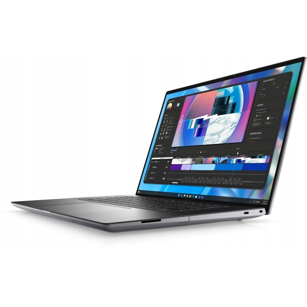 Laptop DELL Precision P16, 16" WUXGA, Intel® Core™ i5 13600H pana la 4.8 GHz, 16 GB RAM DDR5, 256 GB SSD, Intel Iris Xᵉ Graphics, Windows 11 Pro, Titan Gray 256 GB