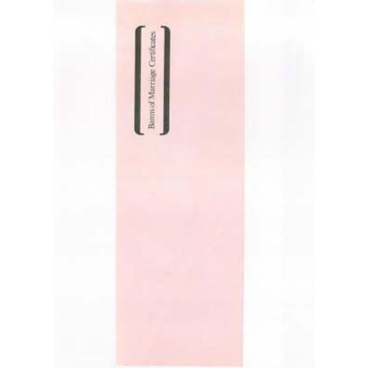 Banns of Marriage Certificate Book Mb6