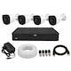 Kit supraveghere video 4 camere UNV, 2MP Full HD 1080P, DVR 4 canale, vizualizare pe telefon, cablu CCTV si accesorii incluse