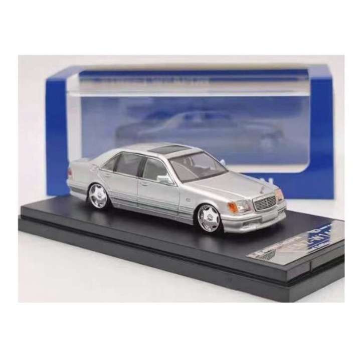 Mercedes-Benz W140 Silver 1:64-es méretarányú autómakett – Street Weapon