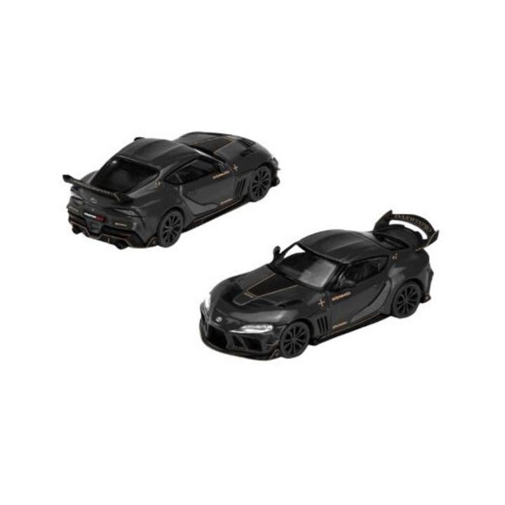 Toyota Darwin Pro 66 g Nwb Supra (A90) Midnight Black 1:64 Pop Race autómodell