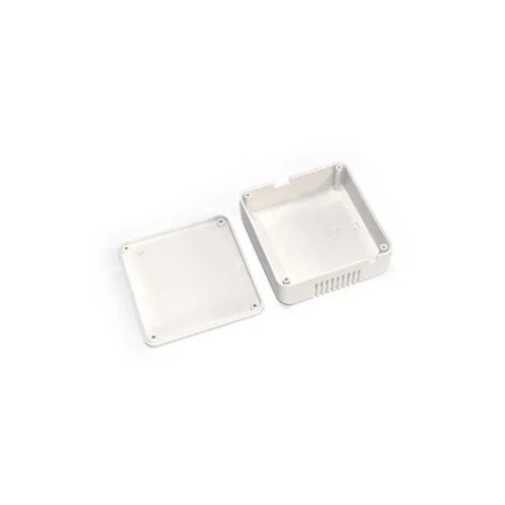 Carcasa proiect etansa ZYBLSSBB LSM2xh14143-BCS0170692, ABS, rezistenta la apa, pentru montaj pe perete, alb, 8.7 x 8.5 x 3.6 cm
