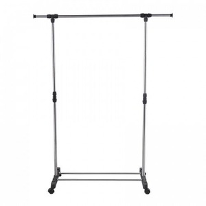 Stand Metalic Pentru Umerase Cu Roti Inaltime Reglabila 900 1600