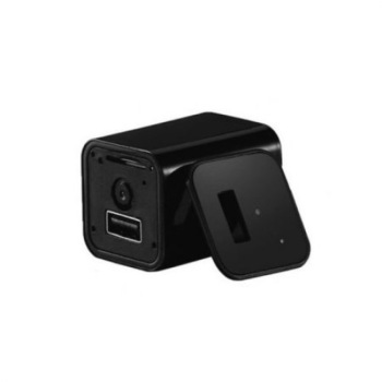 Incarcator de priza cu camera spion HD si functie de detectare a miscarii Incarcator de priza cu camera spion HD si functie de detectare a miscarii