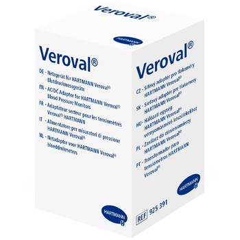 Adaptor priza pentru tensiometrele Veroval, Negru Adaptor priza pentru tensiometrele Veroval, Negru