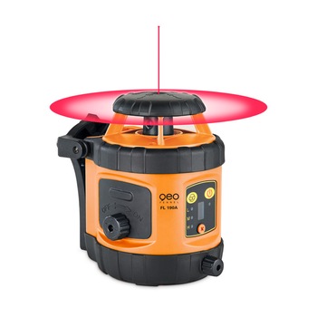 Nivela laser rotativ cu autonivelare pe orizontala si reglare manuala pe verticala FL 190A+FR45 - Geo-Fennel Nivela laser rotativ cu autonivelare pe orizontala si reglare manuala pe verticala FL 190A+FR45 - Geo-Fennel