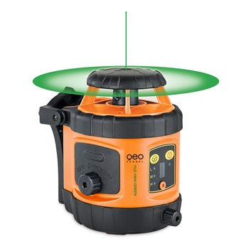 Nivela laser VERDE rotativ cu autonivelare pe orizontala si reglare manuala pe verticala FL 190AGreen+FRG45 - Geo-Fennel Nivela laser VERDE rotativ cu autonivelare pe orizontala si reglare manuala pe verticala FL 190AGreen+FRG45 - Geo-Fennel
