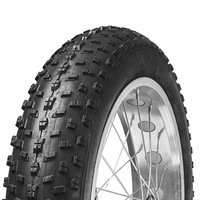 Anvelopa bicicleta sau vehicul 20 x 4.00 inch, FAT tyre, talon sarma, crampoane mici si medii, negru
