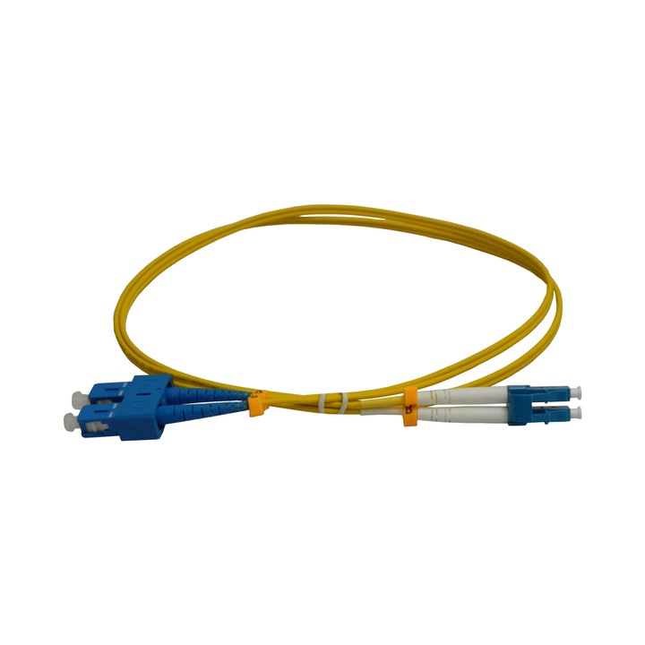 Patch cord fibra optica SC/PC-LC/PC SM OS2 9/125 manta LSZH 2.0mm duplex 2 m