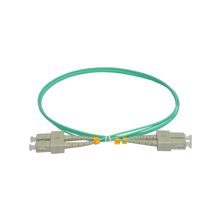 Patch cord fibra optica SC/PC-SC/PC MM OM3 50/125 manta LSZH 2.0mm duplex 1m