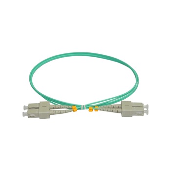 Patch cord fibra optica SC/PC-SC/PC MM OM3 50/125 manta LSZH 2.0mm duplex 1m Patch cord fibra optica SC/PC-SC/PC MM OM3 50/125 manta LSZH 2.0mm duplex 1m