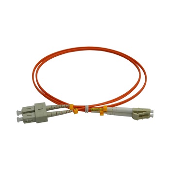 Patch cord fibra optica SC/PC-LC/PC MM OM2 50/125 manta LSZH 2.0mm duplex 10 m Patch cord fibra optica SC/PC-LC/PC MM OM2 50/125 manta LSZH 2.0mm duplex 10 m