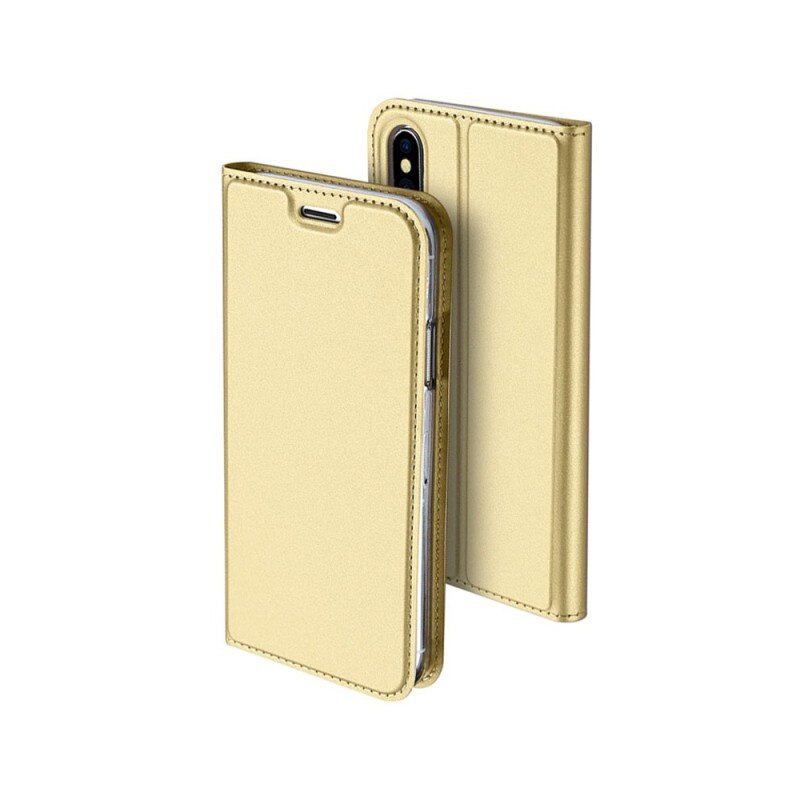 Husa Flip Cover Premium Duxducis Skinpro iPhone Xs Max Gold