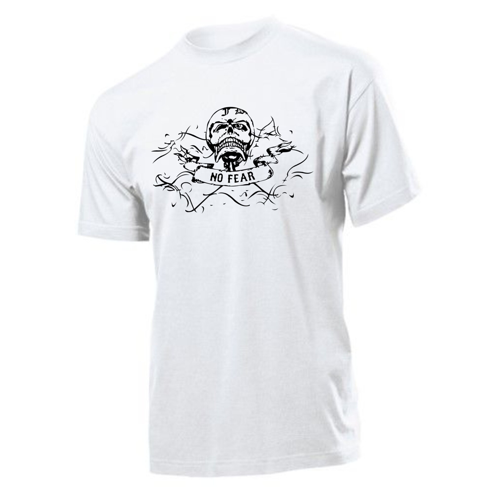 Tricou personalizat, bumbac, Stedman, unisex, alb, marime L, personalizare 