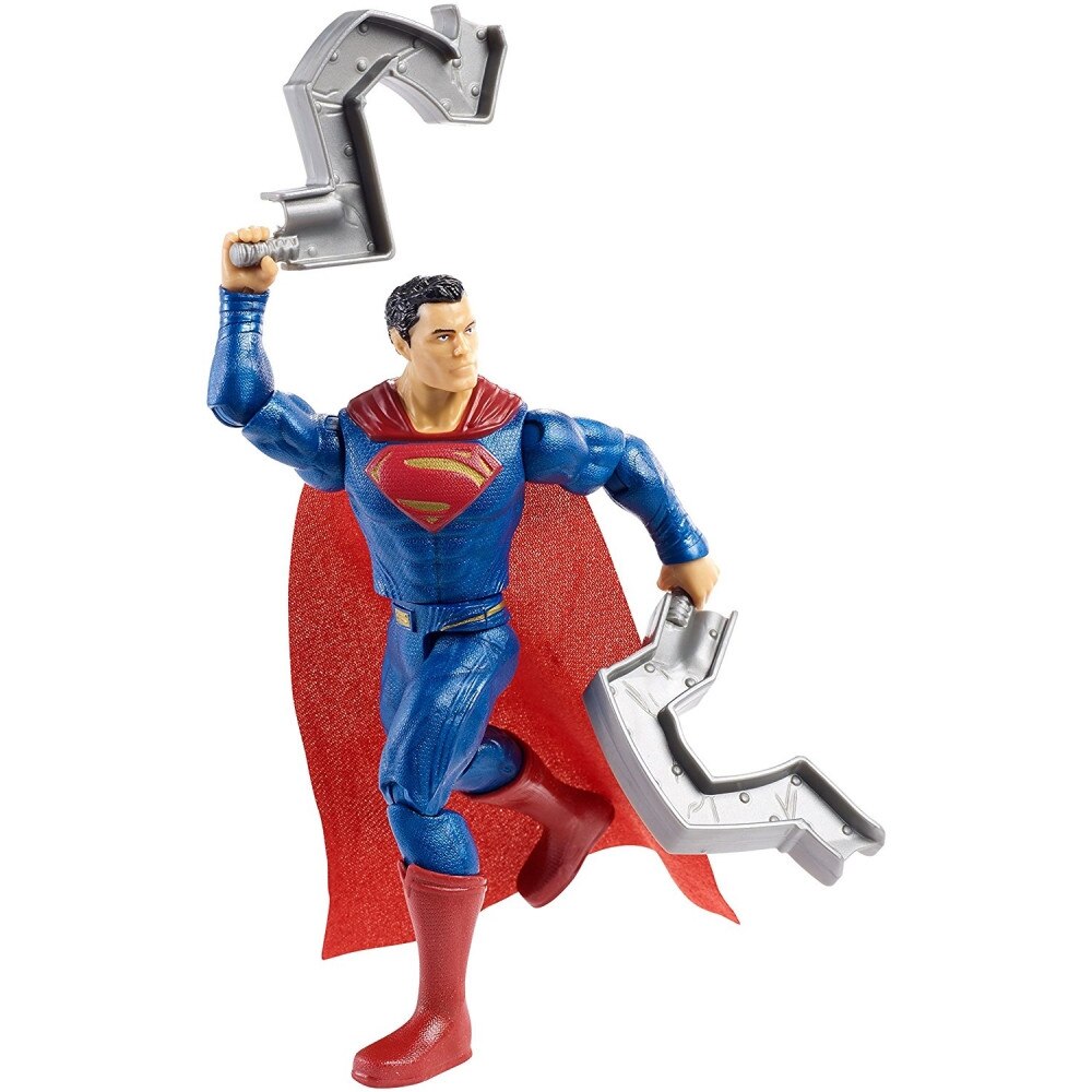 Action Figure Mattel Justice League Superman 30,5 Cm - Con Mantello In Tessuto E Snodi