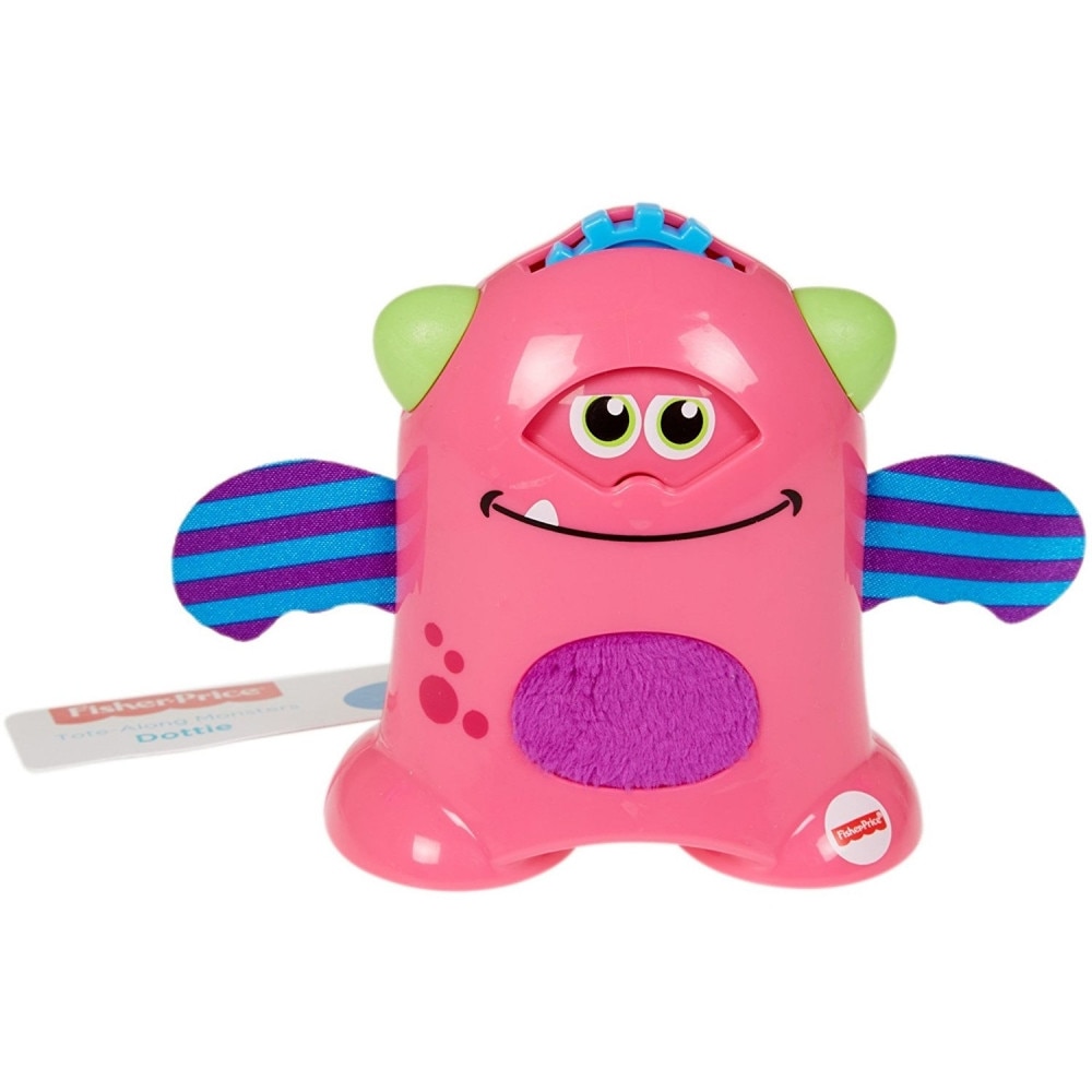 Jucarie zornaitoare Fisher-Price Mini Monstru Dottie