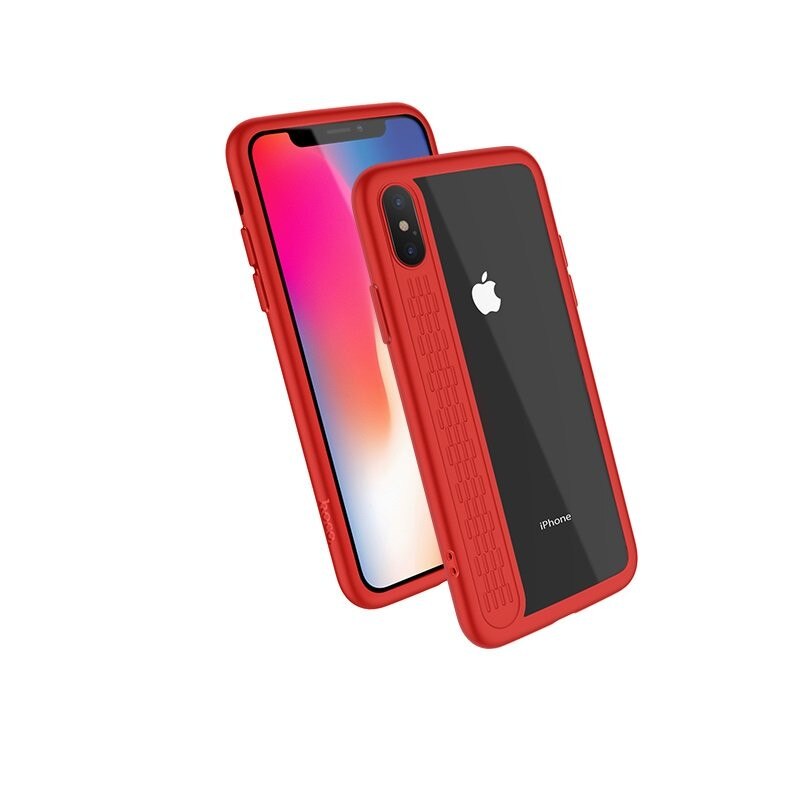 Carcasa, Hoco Star Shadow pentru iPhone X, red