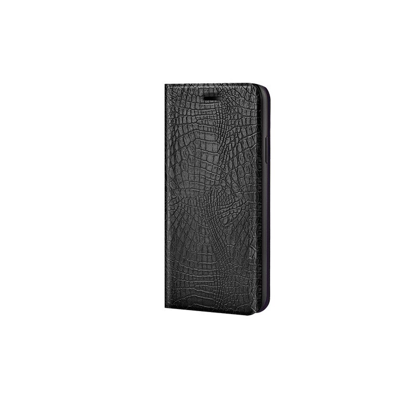 Flip Cover, Hoco Orden pentru iPhone X, black
