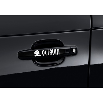 Set 4 Stickere Albe Manere Usa - OCTAVIA Set 4 Stickere Albe Manere Usa - OCTAVIA