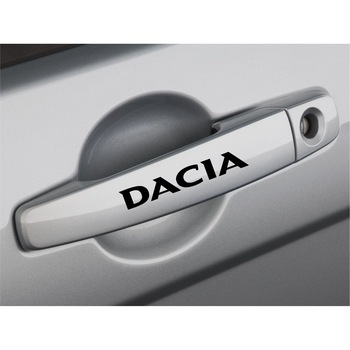 Set 4 Stickere Manere Usa - DACIA Set 4 Stickere Manere Usa - DACIA