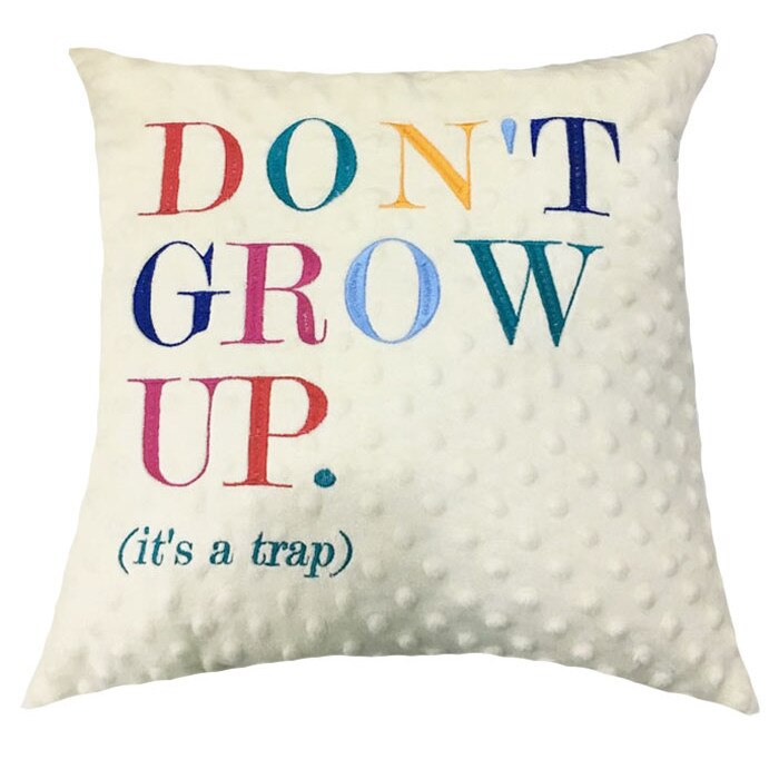 Perna minky, crem, Grow up, 40x40 cm