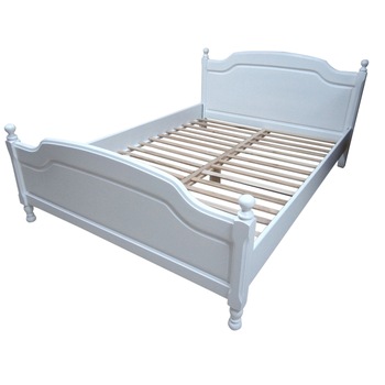 Pat lemn masiv, Alb 120x200 Ramely Pat lemn masiv, Alb 120x200 Ramely