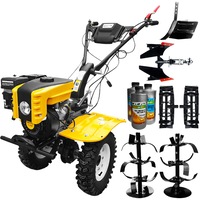 pachet motocultor profesional agropro hs 1000b cu far motor 7 cp latime de lucru 110 cm senzor de ulei freze roti cauciuc roti metalice rarita reglabila plug reversibil  cadou 1l ulei motor 2l ulei transmisie agropro imagen 12_0_
0